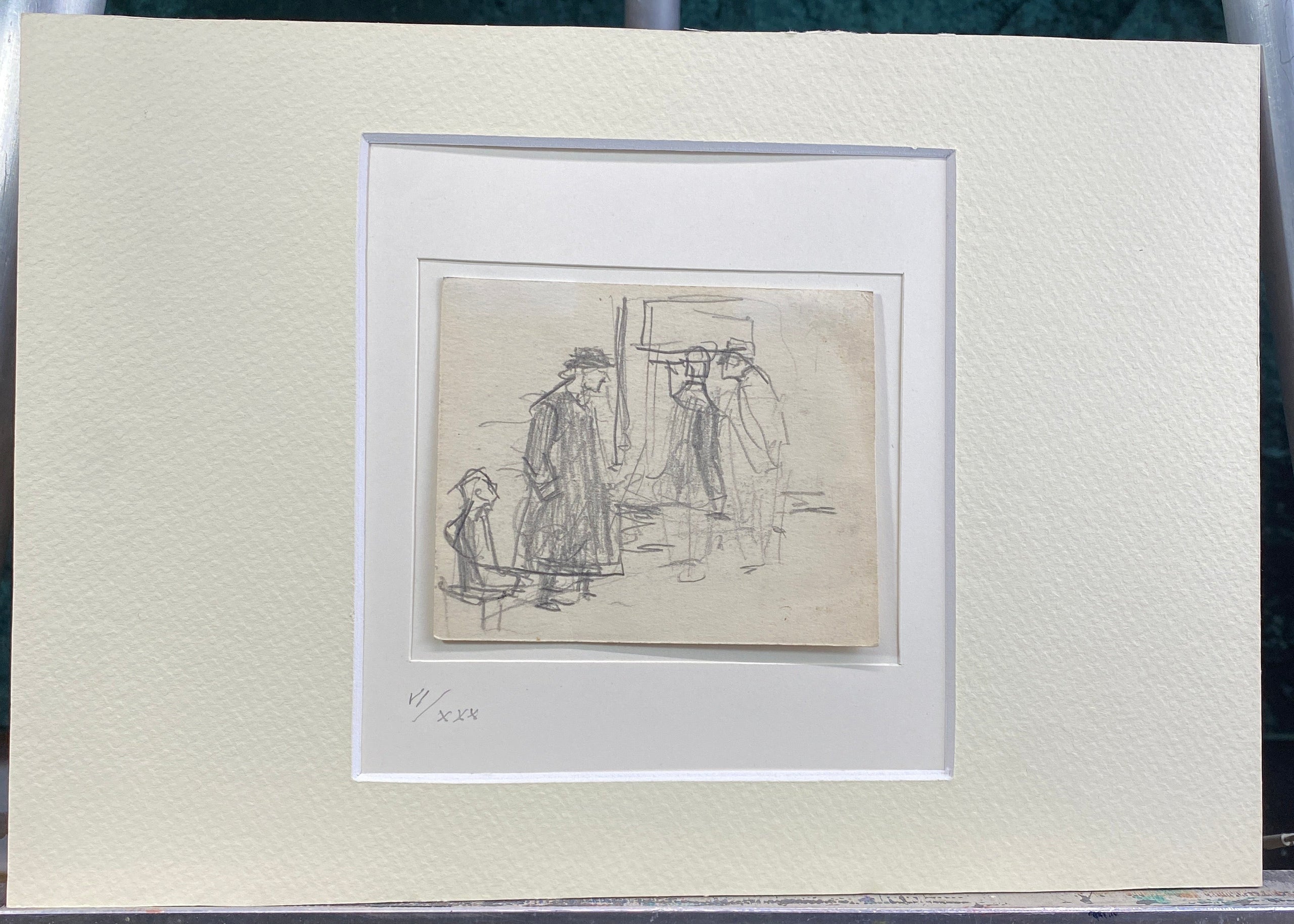 Hans Theo Richter, auf der Straße,  1920 er Jahre