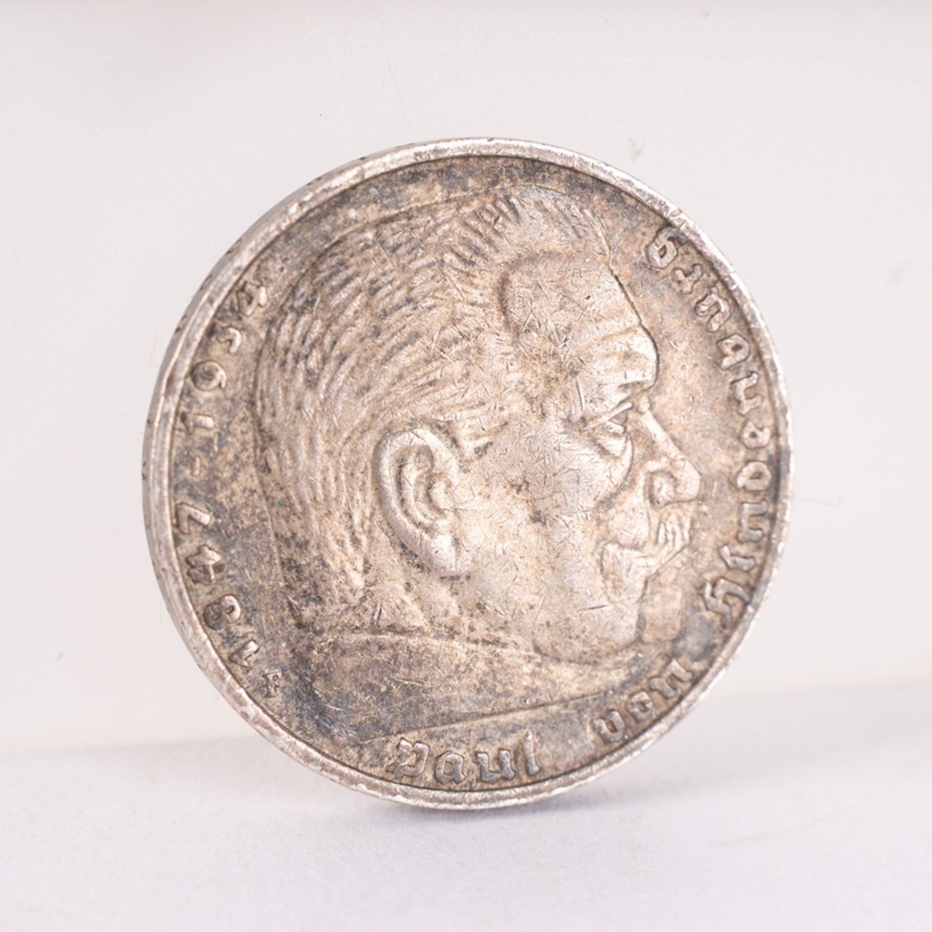 2 x 5 Reichsmark - Hindenburg 1936 A+F