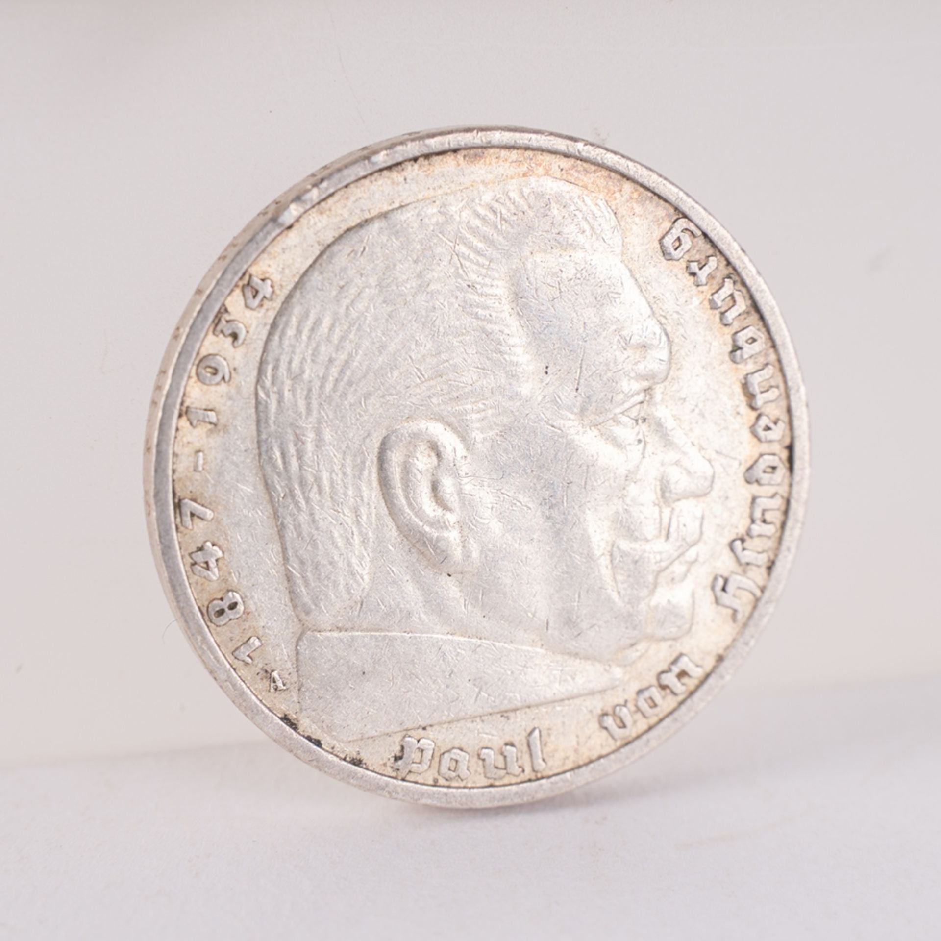 2 x 5 Reichsmark - Hindenburg 1936 A+F