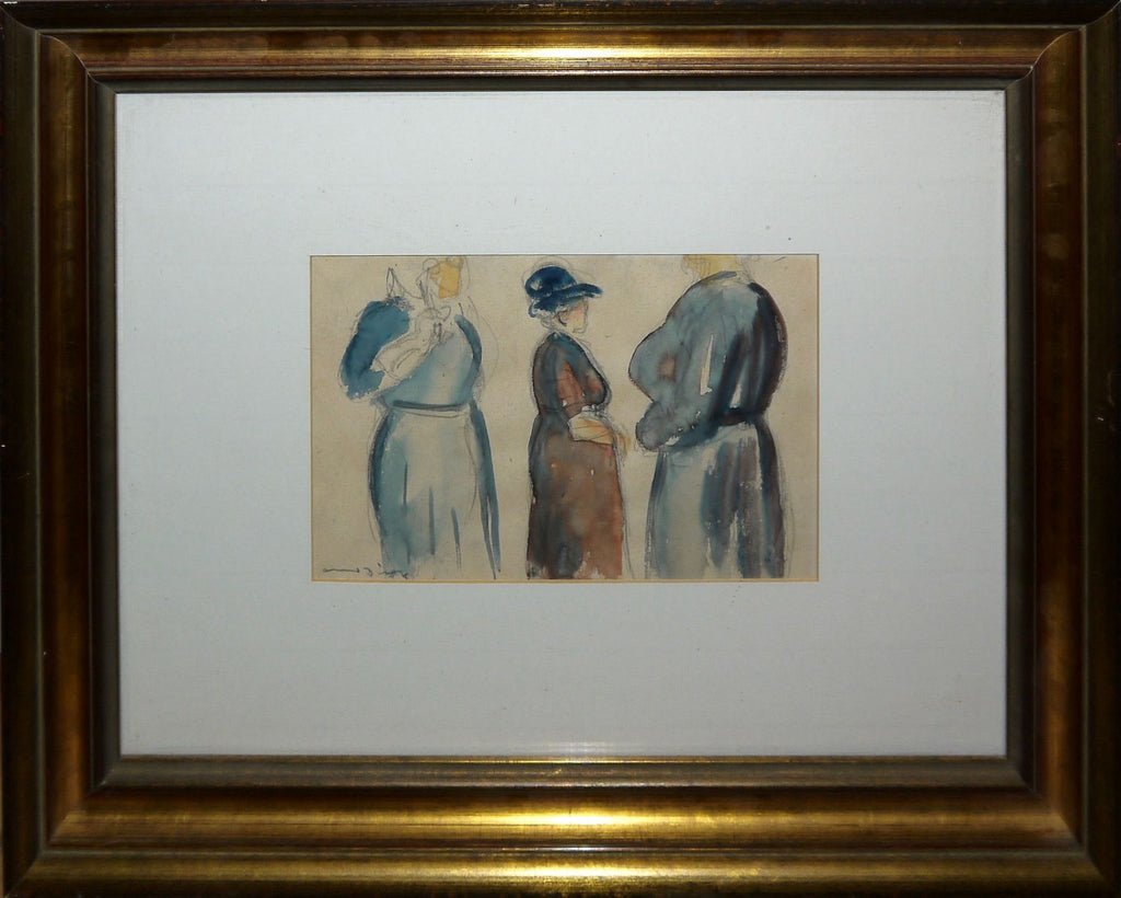 Otto Dill (1884 Neustadt a. d. Weinstraße - 1957 Bad Dürkheim)   3 Frauen