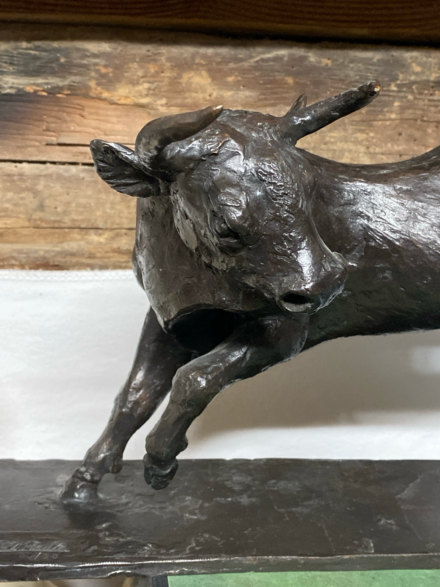 Kurt Arentz  Stier  springend Lebensfreude