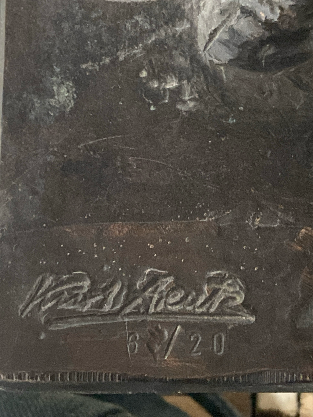 Kurt Arentz  Stier  springend Lebensfreude