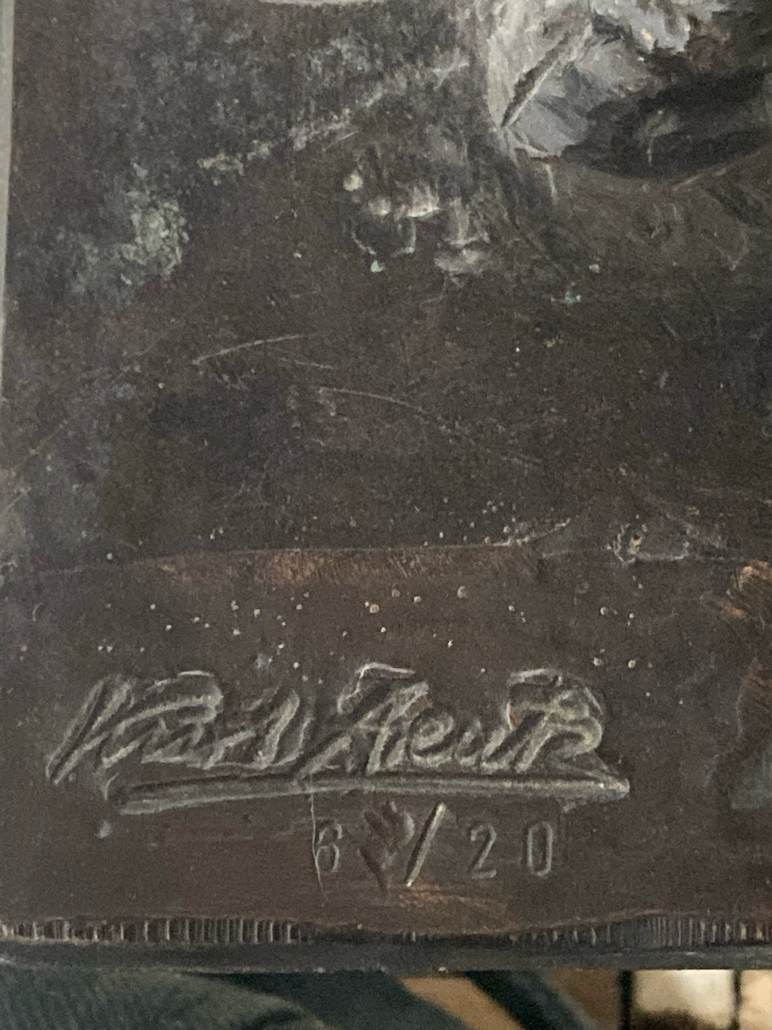 Kurt Arentz  Stier  springend Lebensfreude