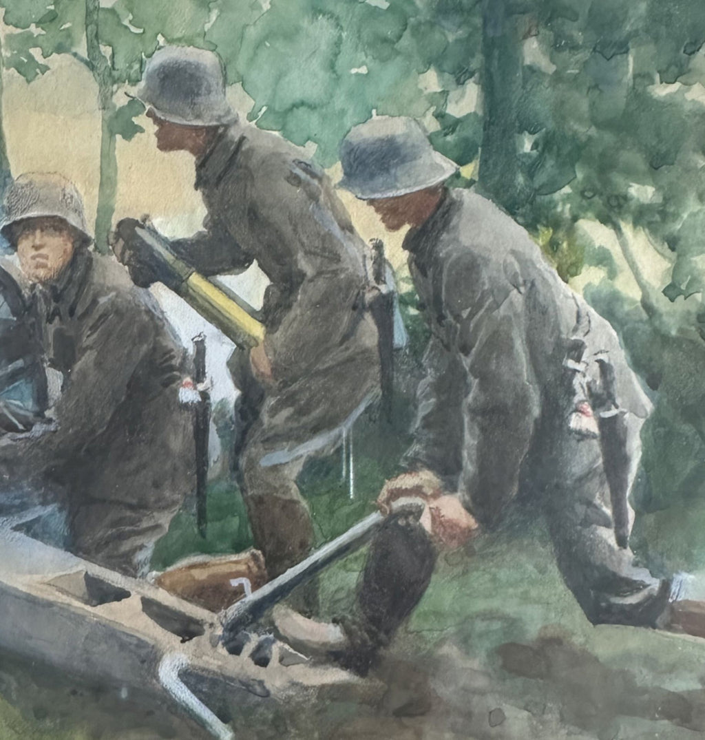 Eduard Thöny, Aquarell