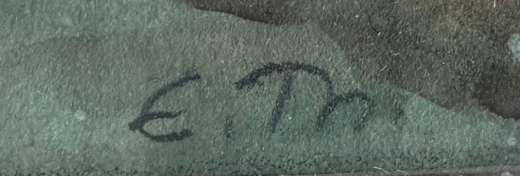 Eduard Thöny, Aquarell