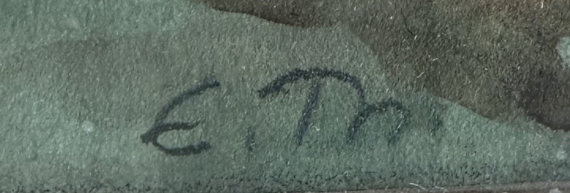 Eduard Thöny, Aquarell