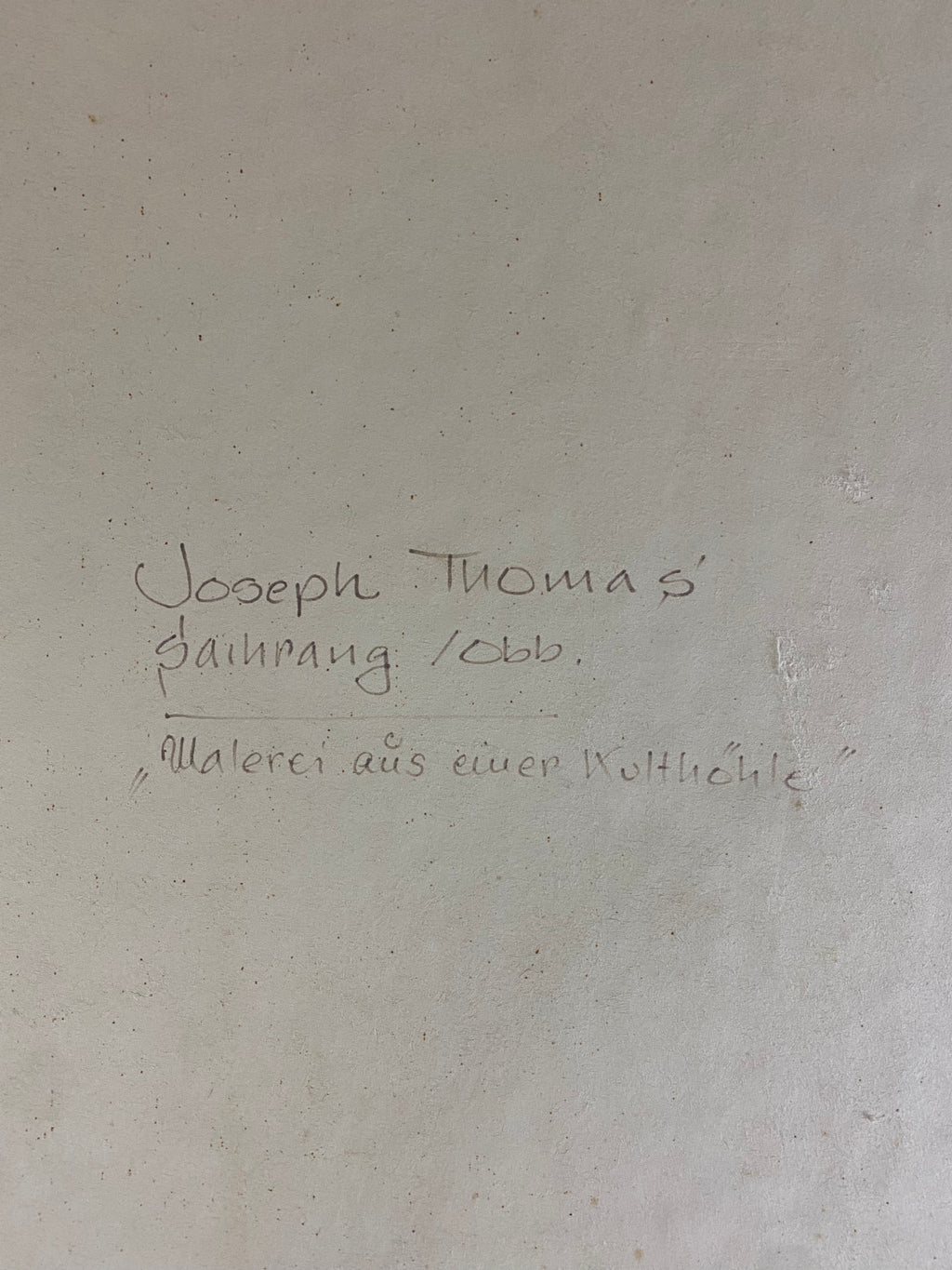 Joseph Thomas "Totentuch für das Rosenzeremonial" Nr.606