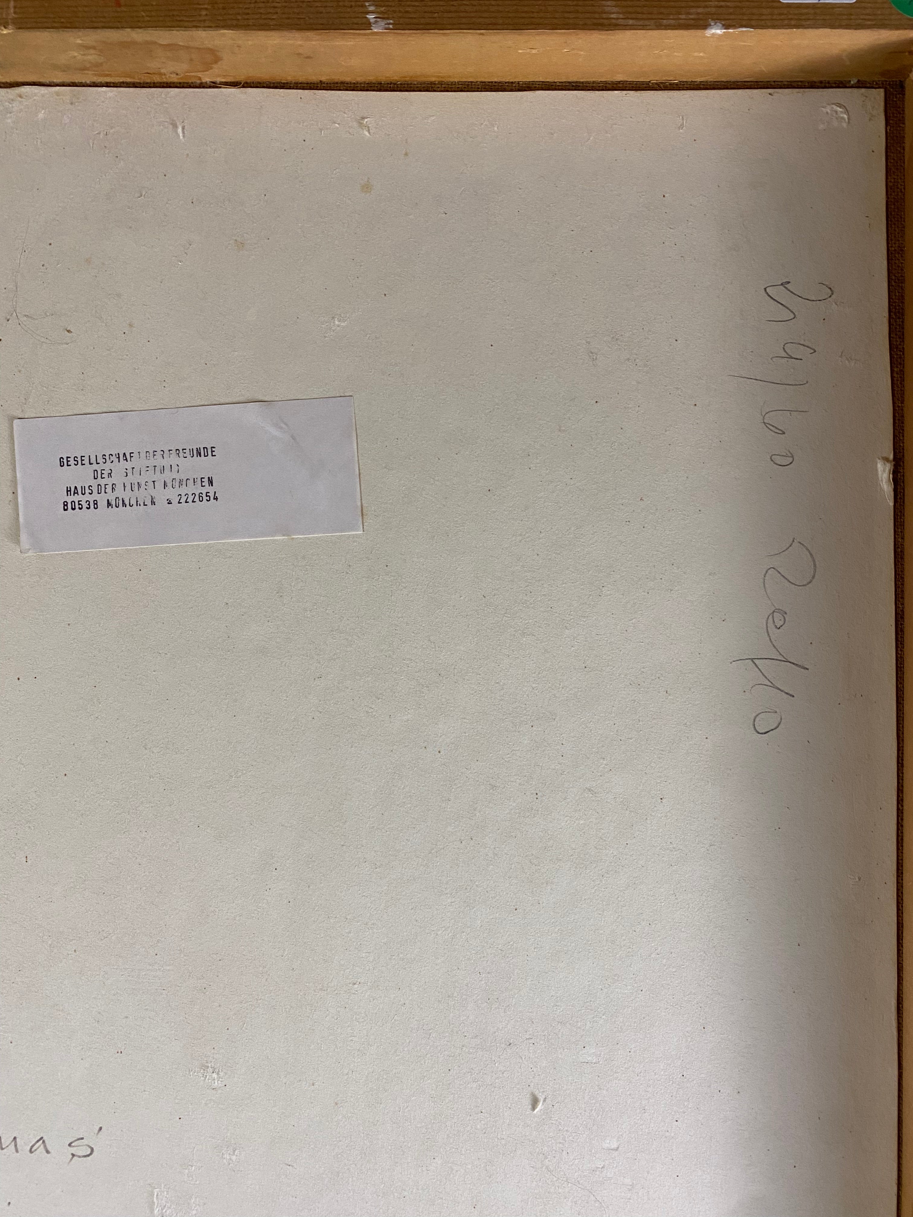 Joseph Thomas "Totentuch für das Rosenzeremonial" Nr.606