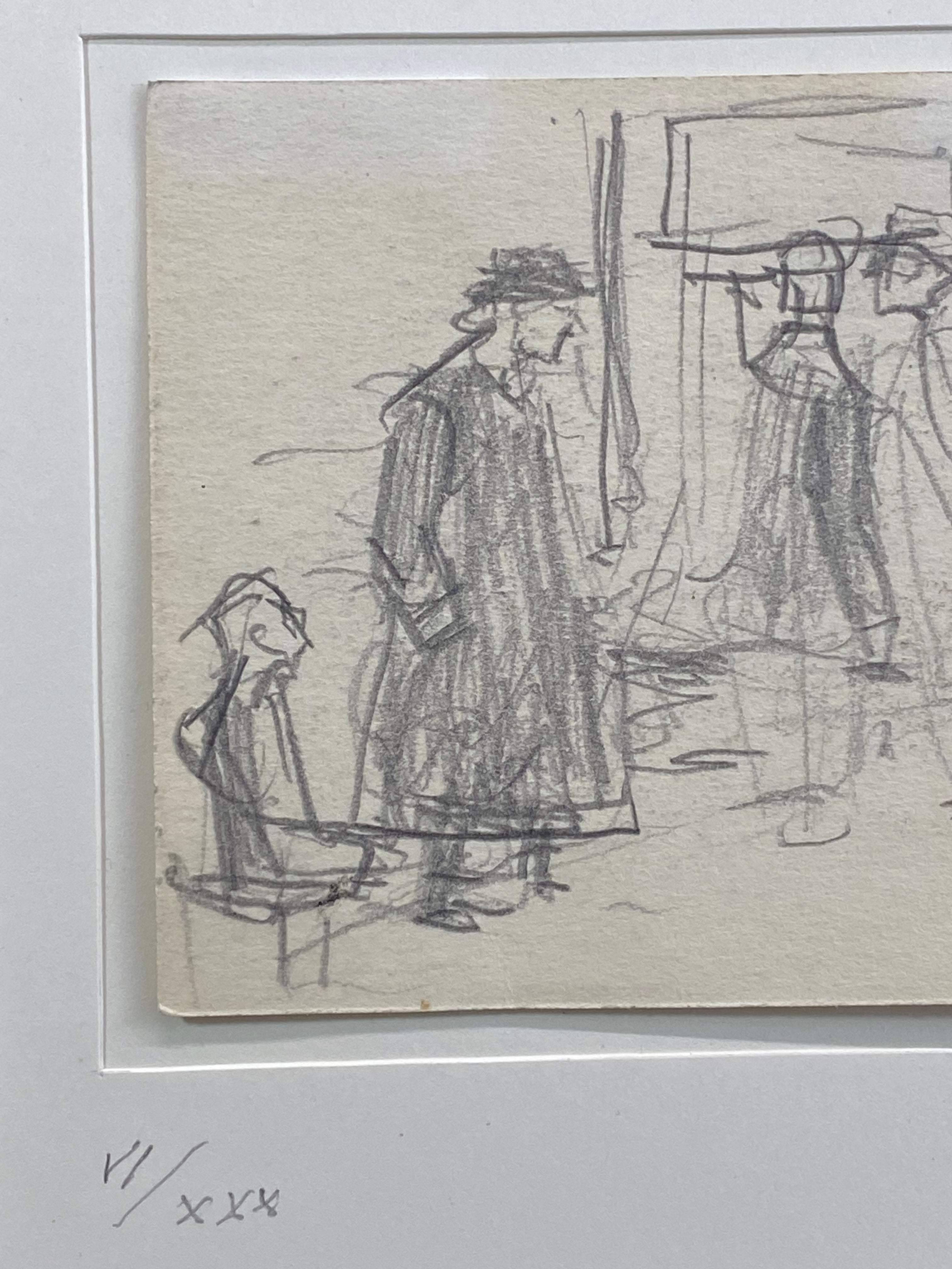 Hans Theo Richter, auf der Straße,  1920 er Jahre