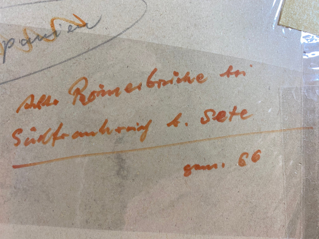 Klemens Siebeneichler "Römerbrücke bei Sete" Südfrankreich