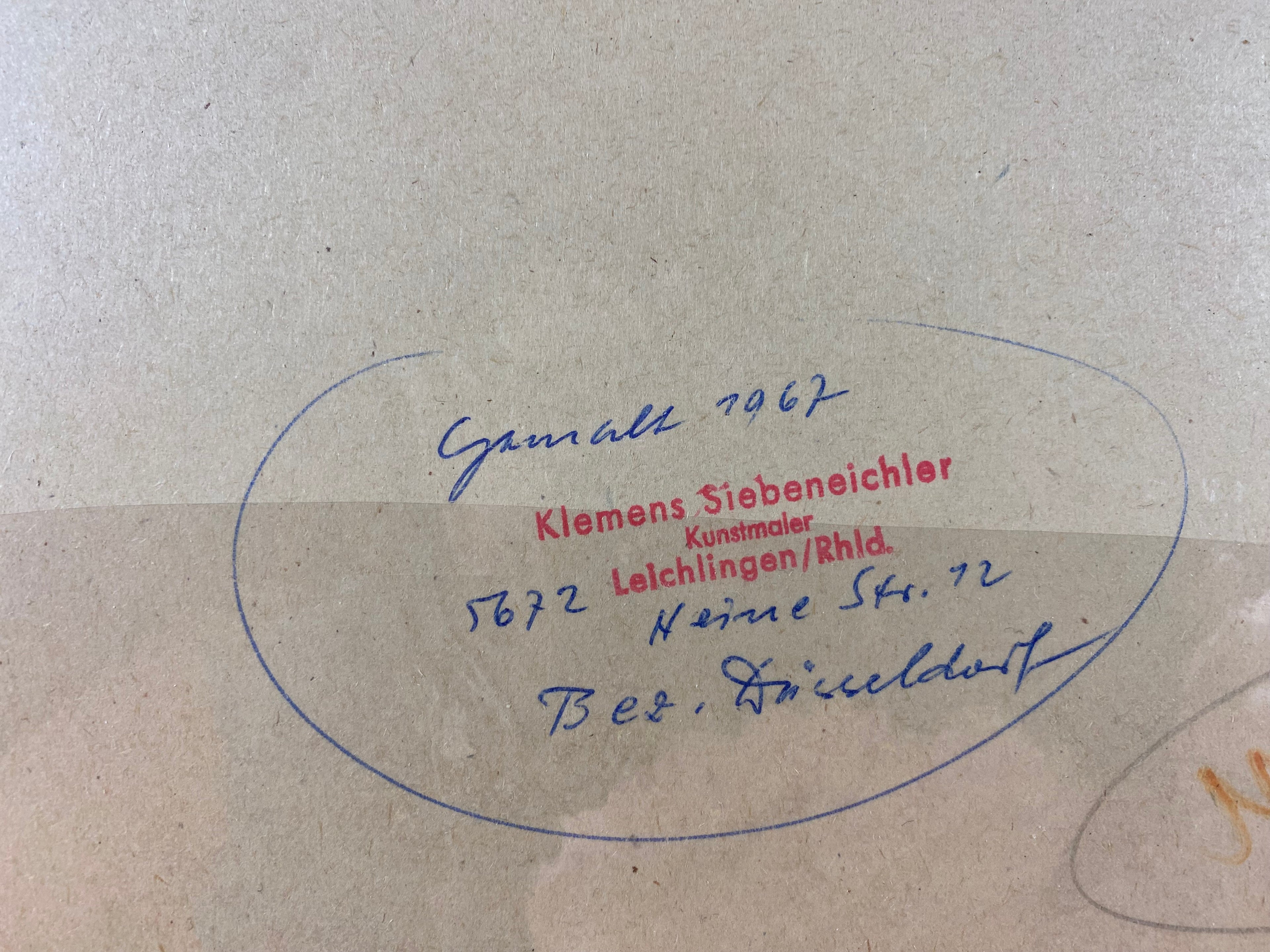 Klemens Siebeneichler "Römerbrücke bei Sete" Südfrankreich