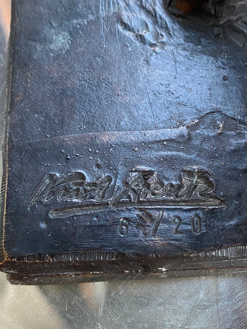 Kurt Arentz  Stier  springend Lebensfreude