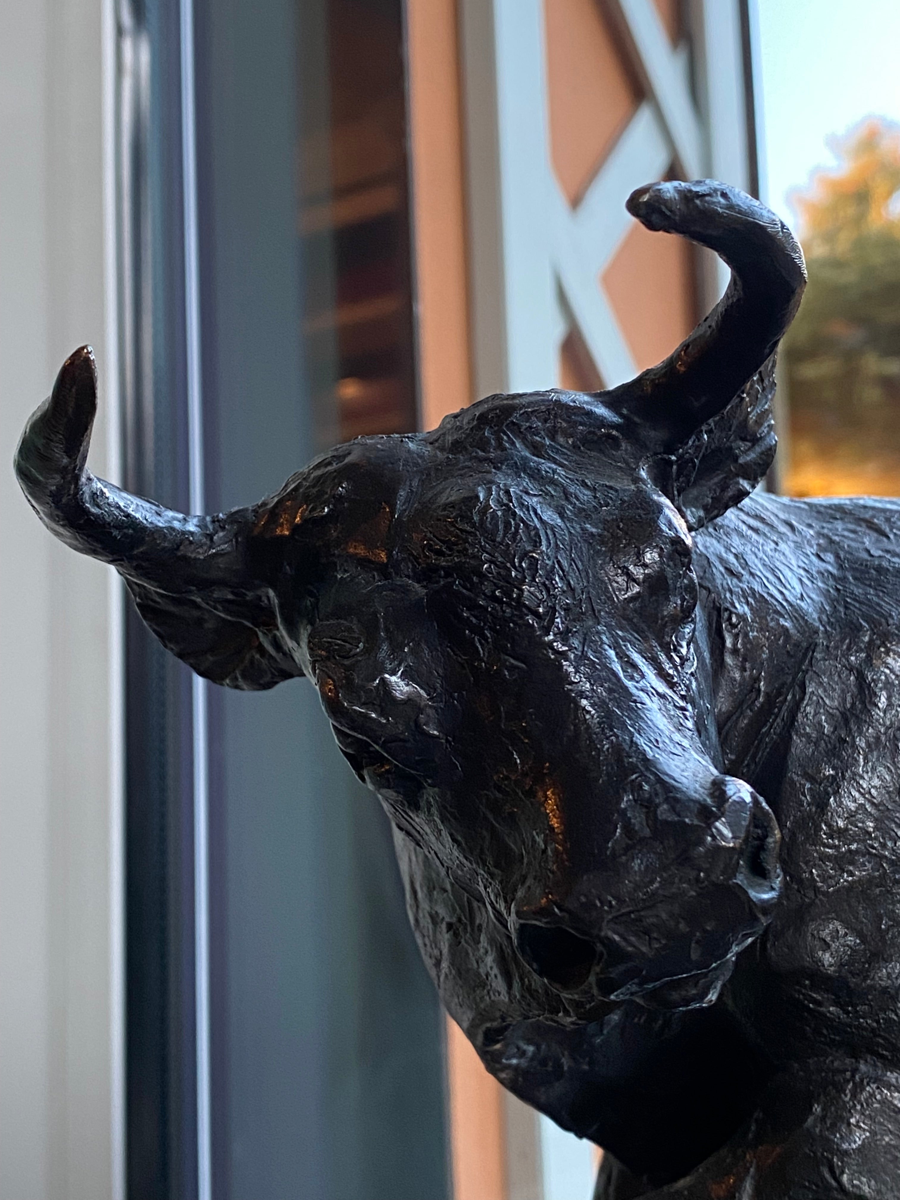 Kurt Arentz  Stier  springend Lebensfreude