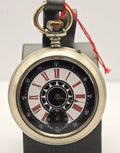 Taschenuhr mit Gravur Punze Halbmond und Stern -12B-