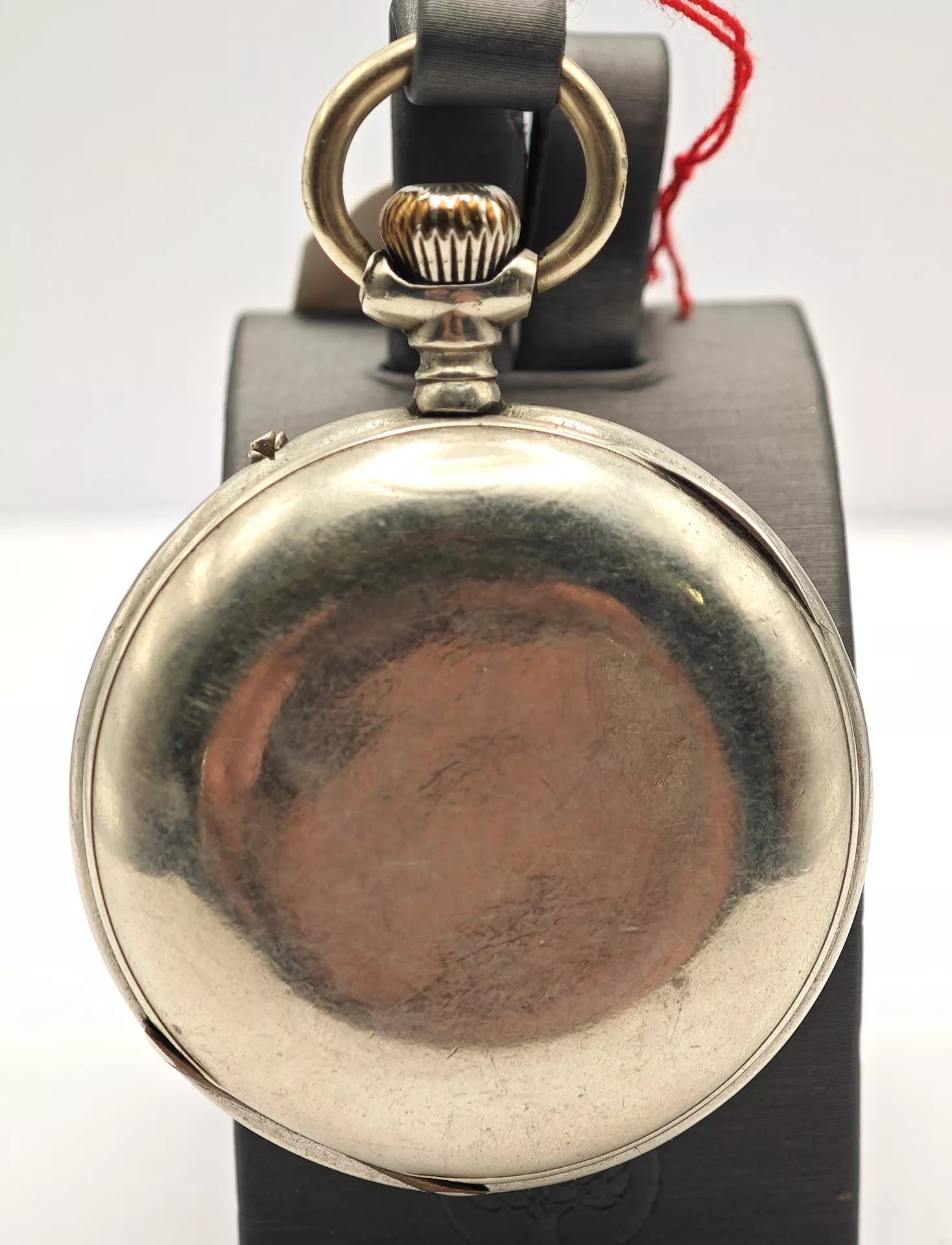 Taschenuhr mit Gravur Punze Halbmond und Stern -12B-